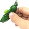 Retail Squeeze-a-Bean,Soybean toy Keychain Set Prime, Soybean Stress Relieving Mobile Chain Fidget-B09694238S