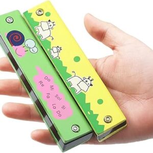 Wooden Harmonica Educational Gift Instrument Mouth Music Organ Replacement 1pcs Durable Hot Sale Newest 13Cm,24 Hole, 33Gram (Yellow)-B0DNNRCT6X