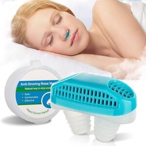 1 Pcs (White) 2 in 1 Health Anti Snoring & Air Purifier Relieve Nasal Congestion Snoring Device Ventilation Anti-snoring Anti Snore Nose Clip-B0C2GLCWJC