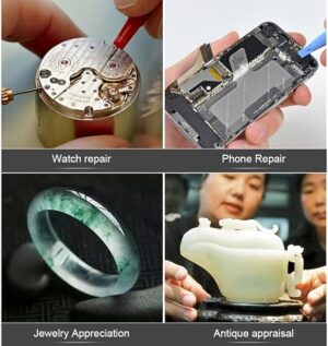 4pcs/set Eye Loupe Magnifiers 5x/10/15x/20x Watch repair tool kit Jewelry Loupe Magnifier Magnifiying Glass Watchmaker tools-B0CCJDVN4L