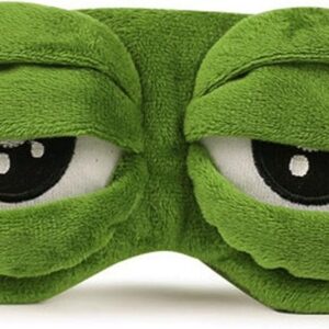 Lobagve Van Caro 3D Unisex Frog Eye Mask Blindfold-Super Soft Padded Shade Cover,Cartoon Eye Patch Blinder Travel Long Flights Gifts(Green)-B07G58MLGJ