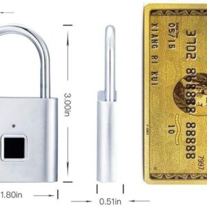 61HlrevoIcL._AC_SX679_ Smart Fingerprint Padlock Waterproof USB Rechargeable Fingerprint Lock Anti-Theft Security Lock for Luggage Door Cabinet-B08YNRVSYQ