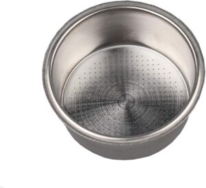 51mm Double Shot stainless steel unpressured basket for coffee machines Non-Pressed Filter Basket-B0DFS5VJ2T