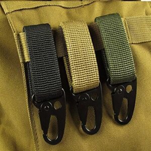 61UTHY21u2L._AC_ 2 PiCs Carabiner High Strength Nylon Key Hook Camping Hiking Accessories Sturdy Webbing Buckle Hanging System Belt Buckle Hanging-B0C4K3MM2S