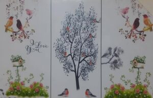 Set of 3 Pink Unicorn Posters Nursery Quotes Art Wall Wood Print Painting Nordic Style Decorative Picture Baby Girl Bedroom Decoration-B09MPLFW8P