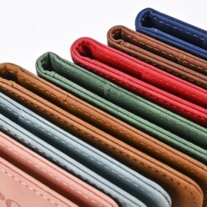 New RFID PU Passport Covers Map Print Passport Holder Flight Ticket Clips ID Bank Credit Card Holder Passport Travel Organizer 11x15cm 70G (Black)-B0DG5D4LGH