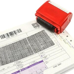 1Pcs - Identity Protection Roller Stamps - Designed for ID Anti-Theft, Privacy and Confidential Security Protection - Messy Code Wide Roller Stamp (Random Color) - B0C415661B