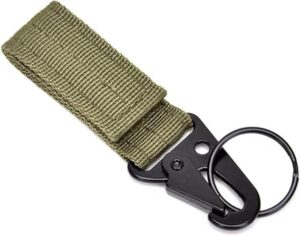 2 PiCs Carabiner High Strength Nylon Key Hook Camping Hiking Accessories Sturdy Webbing Buckle Hanging System Belt Buckle Hanging-‎B0C4K3MM2S