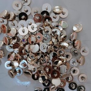 30Pcs - Gold Alloy Shank Sewing Buttons for Craft Alloy Buttons, DIY Clothing, Women's Jacket, Shirt, Accessories, 9mm -B0D7ZT5PYG