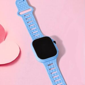 Led Display Digital Kids Watches Sport Boys Girls Luminous Children’s Electronic Wristwatch Students Clock Watches Relojes 2024 (Light Blue)-B0DGDL6B5V