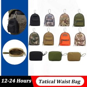 Nylon Tactical Bag Outdoor Molle Portable Waist Fanny Pack Men Phone Pouch Camping Hunting Tactical Waist Bag EDC Gear Purses-‎B0DHH3BYSH