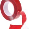 MYSouq-store-Red Double Sided Adhesive Tape High Strength Acrylic Gel Transparent Car Fix-B0969156LL