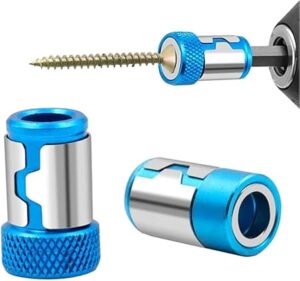 [ 1 Pieces - Random Color ] 6.35mm Universal Magnetic Ring Alloy Screwdriver Bits Anti-corrosion Strong Magnetizer-B0CR4F89BB