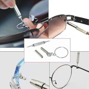 2Pcs - 3 in 1 Mini Screwdriver,Micro Precision Screwdriver Set for Eyeglasses, Sunglasses, Watches, Jewelry, Electronics-B0CL2HRY27