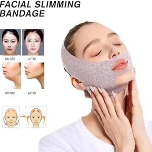 1pcs Face Shaping Bandage V Face Lifting Tight Removal To Improve Double Chin Legal Tattoo Cheek Slimming Bandage-B0DNKNT6H4