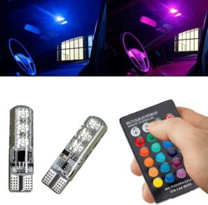 RGB LED Bulb with Remote Controller (2 Pieces) B091CTZR6W