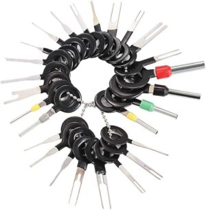 Terminals Removal Tools Auto Car Wire Connector Terminal Pin Extractors Puller Repair Remover Key Tools Set 26pcs-B096R1B637