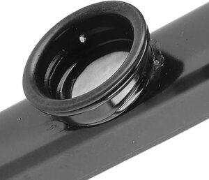 Metal Kazoo Harmonica Mouth Flute Kids Party Gift Musical Instrument Professional Performce Diaphragm Guitar Ukulele Lovers (Black) B0DJV473PD