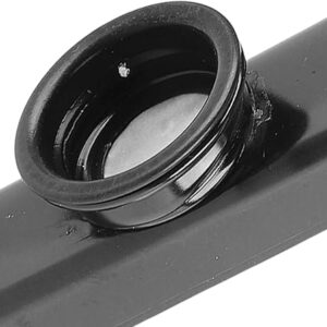 Metal Kazoo Harmonica Mouth Flute Kids Party Gift Musical Instrument Professional Performce Diaphragm Guitar Ukulele Lovers (Black) B0DJV473PD