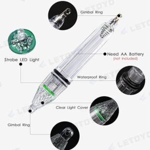 [1PC] LED Deep Fishing Lamps 17 cm AA Battery Underwater LED Fish Lure Electronic Bait Tackle Fish Finder Lamp Attractor Lure Light-‎B0CFT66VMS
