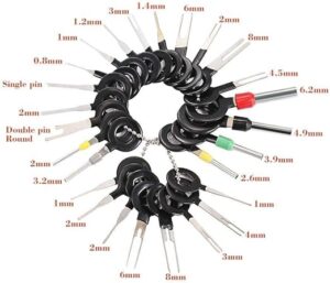 Terminals Removal Tools Auto Car Wire Connector Terminal Pin Extractors Puller Repair Remover Key Tools Set 26pcs-B096R1B637
