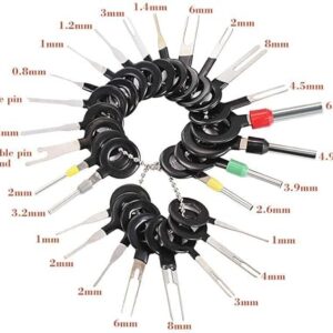 Terminals Removal Tools Auto Car Wire Connector Terminal Pin Extractors Puller Repair Remover Key Tools Set 26pcs-B096R1B637