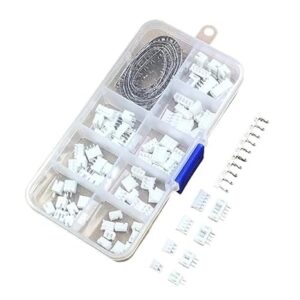 230 Pcs/Box Kit PH2.0 2p 3p 4p 5p Pin 2.0 mm ConnectorPlug + Straight Needle + Terminal Socket Header Wire Adaptor- B0CQWNFFHH