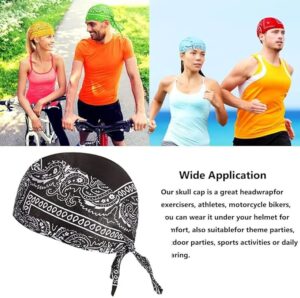 1Pcs Sport Supplies Polyester Quick Dry Cap Riding Hat Pirate Cap Helmet Liner Bicycle Headscarf Cycling Caps Cycling Bandana1-B0DL4VTF1T