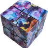 MySouq-Store -Fashion Interstellar Infinity Fidget Cube Anti stress Adults Kids Gift Edc for Adhd Funny Finger Toys 2.5(OU) Blue -B096RFHTS1