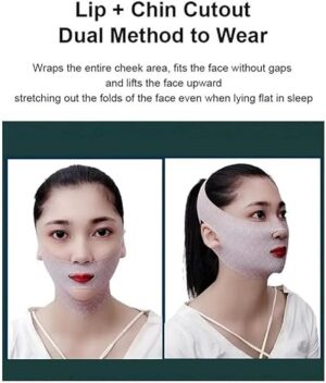 1pcs Face Shaping Bandage V Face Lifting Tight Removal To Improve Double Chin Legal Tattoo Cheek Slimming Bandage-B0DNKNT6H4