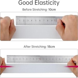 Clothes Elastic Rubber - 2.0 cm Width 5m Long Elastic clothing tape 2 cm wide 5 meter roll white-B0D5ZDV16J