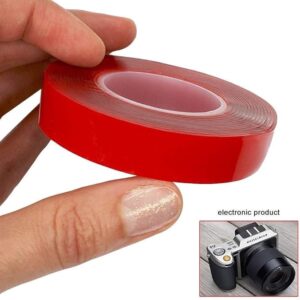 61w2h5MVkDL._AC_SX679_ 1Pcs Acrylic Adhesive Tape Removable Clear Heavy Duty Mounting Tape Double Sided Tape For Wall Mount, main Stage Gaff Tape - Easy To Tear & No Residue(33ft,0.47inch Width)B09FHQR6N6