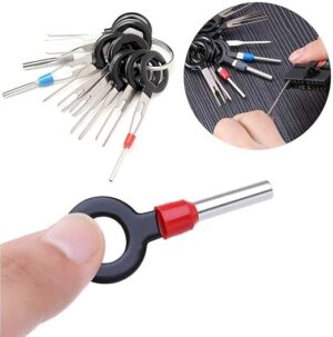 Terminals Removal Tools Auto Car Wire Connector Terminal Pin Extractors Puller Repair Remover Key Tools Set 26pcs-B096R1B637