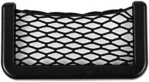 Sticky Universal Car Seat Side Back Pocket Storage Organizer Nylon Net Resilient Bag Phone Holder Black-B096RGLDHG