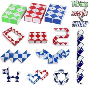 HE SHU Serpent Cube Mixed Colors-B0968XPQDW