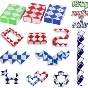 HE SHU Serpent Cube Mixed Colors-B0968XPQDW