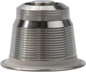 [1 Cpsuls Stainless ] For Reusable Coffee Capsule Stainless Steel Rich Crema Espresso Refillable Filters Pod Fit Inissia Pixie Essenza Mini (Mesh Mesh D053) Brand: Generic