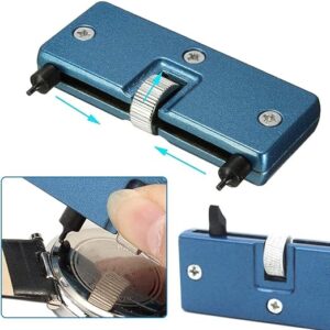 Universal Watch Adjustable Back Case Opener Closer Remover Repair Screw Watchmaker Holder Tool Open Watch Back Cover Battery Tool Portable Watch Repair Tool-B091BNHN7V