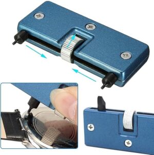 Universal Watch Adjustable Back Case Opener Closer Remover Repair Screw Watchmaker Holder Tool Open Watch Back Cover Battery Tool Portable Watch Repair Tool-B091BNHN7V