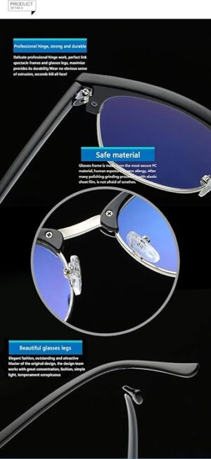 ANTI-RADIATION READING AND ANTI-FATIGUE COMPUTERS GLASSES, WITH BAG,SCREWDRIVER AND CLEANER-B091C6Q1J3