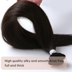 711TXsxW08L._AC_SX569_ HAIRCUBE Clip in Hair Extension Natural Black to brown Full Straight Hair Extension Ins for Women Synthetic Heat Resistant 24 Inch-B09BN2HYJT