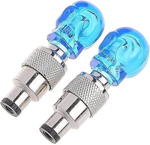 LED Skull Valve Cap for Wheels (Car / Motor Bike)-B0922YZY4P
