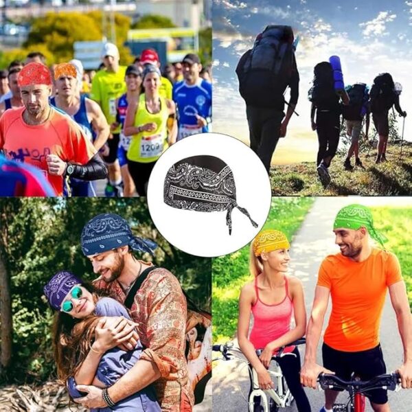 MySouq-Store 1Pcs Sport Supplies Polyester Quick Dry Cap Riding Hat Pirate Cap Helmet Liner Bicycle Headscarf Cycling Caps Cycling Bandana