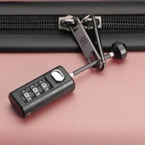 1Pcs Coded Lock Mini Combination Lock Dormitory Cabinet Lock Backpack Zipper Lock Luggage Padlock 3 Digit Password Lock-B0DJRMQ5NX