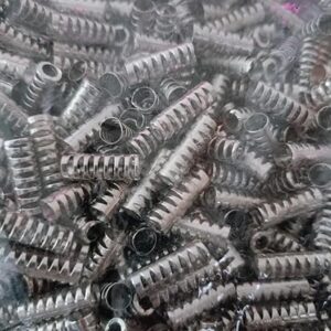 718+HabvwOL._AC_SY550_ (1) 30pcs End Caps for shoelaces, laces and wide strings Spring Cord Locks Plastic End Stopper Dual Holes Toggle Fastener Rope End for Drawstrings, Shoelaces, Tent, Tie-Downs, Silver Tone Brand: Generic
