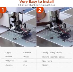 Side Cutter Sewing Machine Presser Foot Feet Attachment Accessory for All Low Shank Singer Janome Brother-B0CPWN7LK4