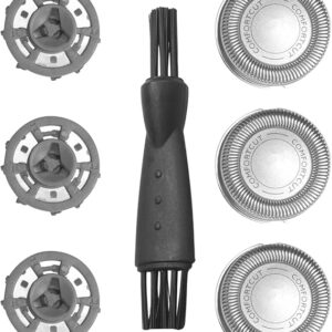 71H-sljFR6L._AC_SX569_ Replacement Shaver Head For 3Pcs NEW SH30 Razor Blades Head Meshs For 1000 2000 3000 4000 5000 Series Shaver Bit spare parts - As Shown - Without Wings Brand: Generic