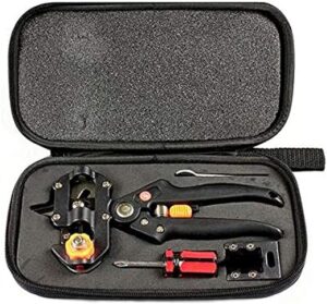 Bonsai Secator Garden Tools with 2 Extra Blades Grafting Pruner Gardening Scissors Pruning Shears Fruit Tree Cutter - B091CPTZZH