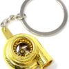boost-key.com Turbo Keyring Tuning Turbocharger e.g. as a Gift Gold Chrome-B01N5UF1O9