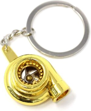 boost-key.com Turbo Keyring Tuning Turbocharger e.g. as a Gift Gold Chrome-B01N5UF1O9
